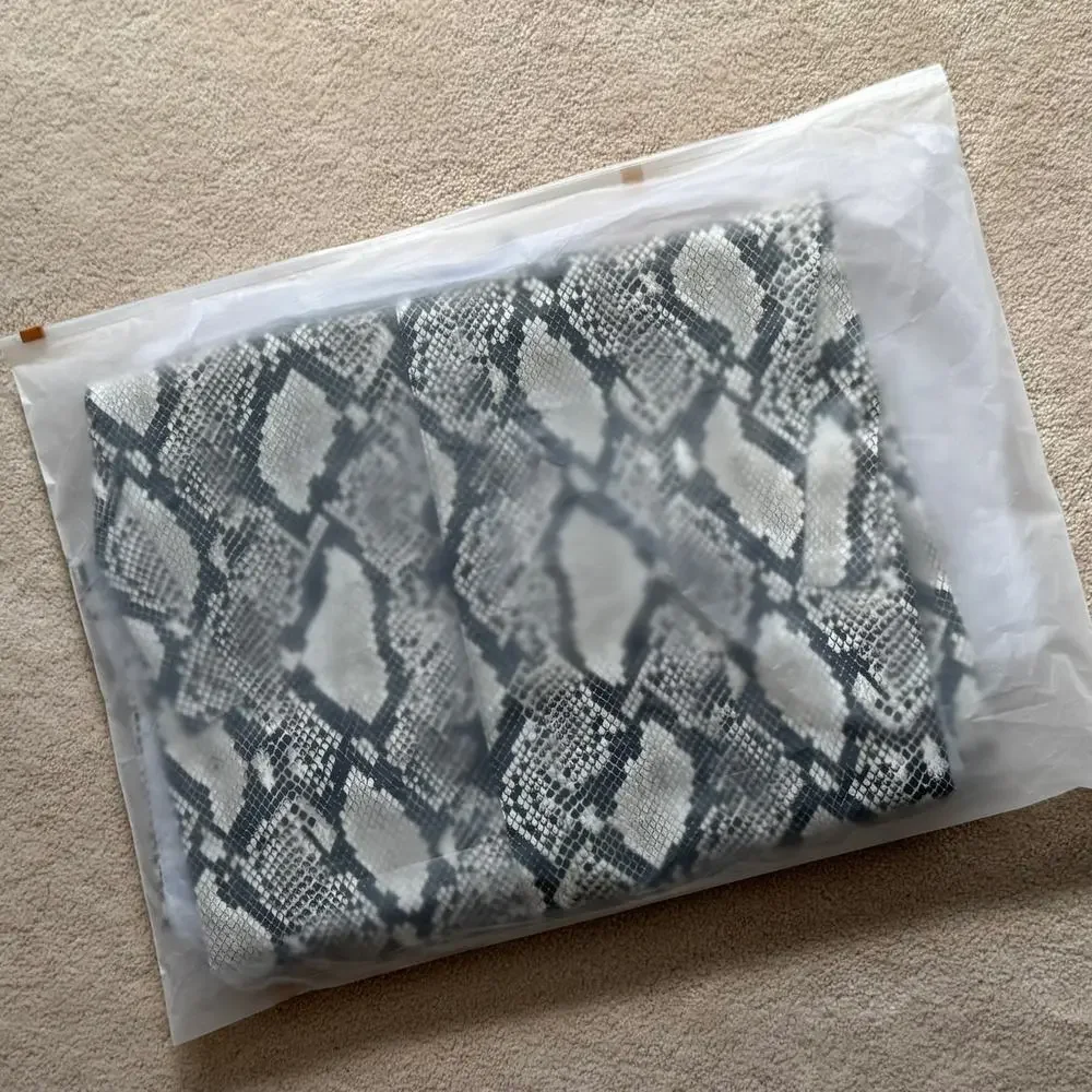 NWT Choosy Elizabeth Faux Snakeskin Coat Lined Belted Women's Sizes S - Picture 12 of 12